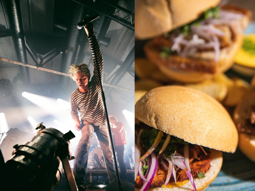 Mat og drikke i maskinhallen for konsert nettside